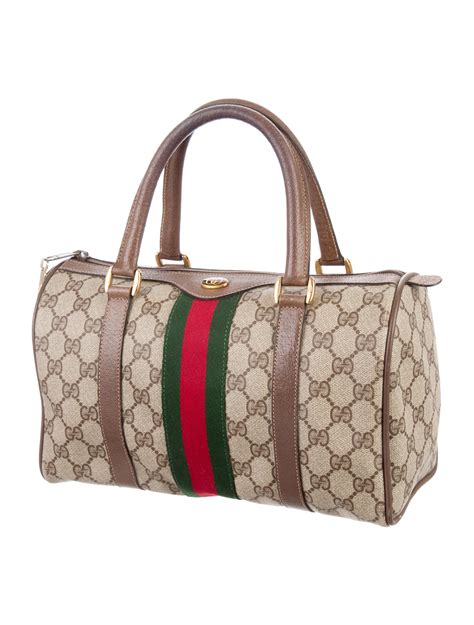 gucci gg web boston bag|authentic gucci boston bag.